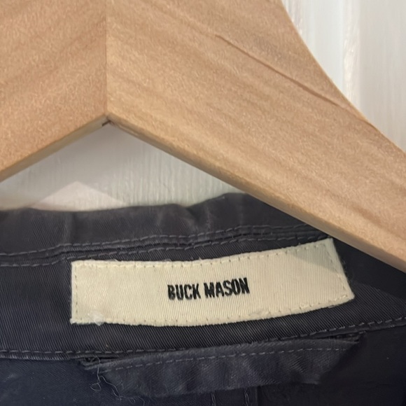 Buck Mason | Carry-On Stretch Cotton Blazer Mariner Navy Small Business Casual - Picture 5 of 9